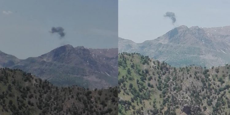 Balafirên şer ên dewleta tirk a dagirker Karox bombebaran kirin