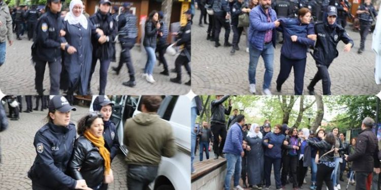 Li bendêye ku dayik û rojnamegerên dibin çavan de derxin edliyê