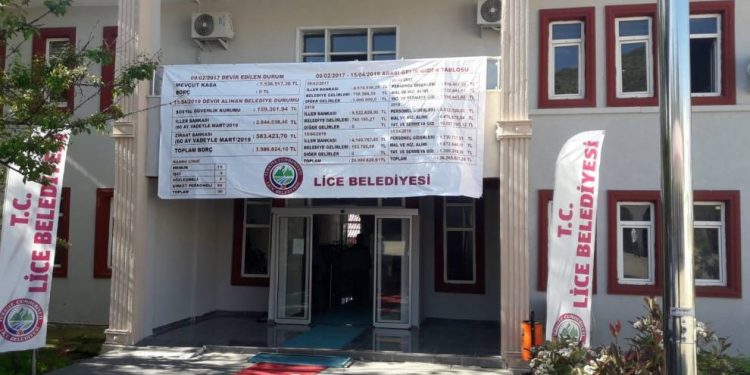 Şaredariya Licê deynê Qeyûmê eşkere kir