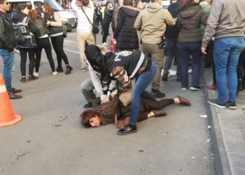 Li Amedê Polîsên dagirker ên Tirk êrîşî çalakiya endamên KESK’ê kirin