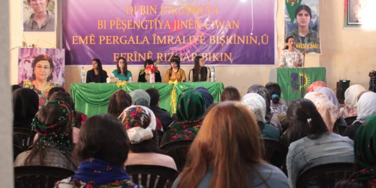 1’emîn Komcivîna Yekîtiya Jinên Ciwan a Şehbayê hat li darxistin