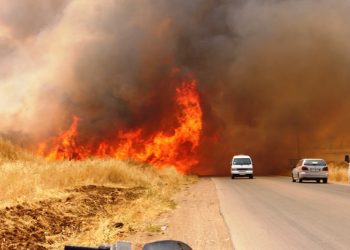 Leşkerên Tirk ên dagirker agir berdan zeviyên Serêkaniyê