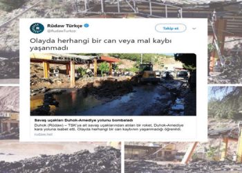 Rudaw bomberdimana sîvîlan a dewleta Tirk a dagirker, wekî “bûyerê” lanse dike