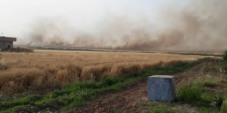 Leşkerên artêşa Tirk a dagirker gule li şêniyên Girêspî reşandin