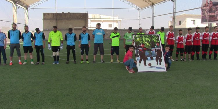 Li Helebê turnuvaya futbolê a Şehîdên berxwedana Şêxmeqsûd dest pêkir