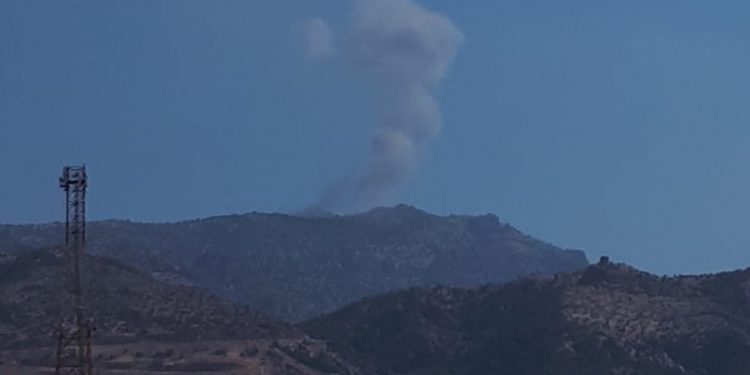 Balafirên şer ên dagirkeriya dewleta Tirk bombe li Xantûr û Pisaxayê barandin
