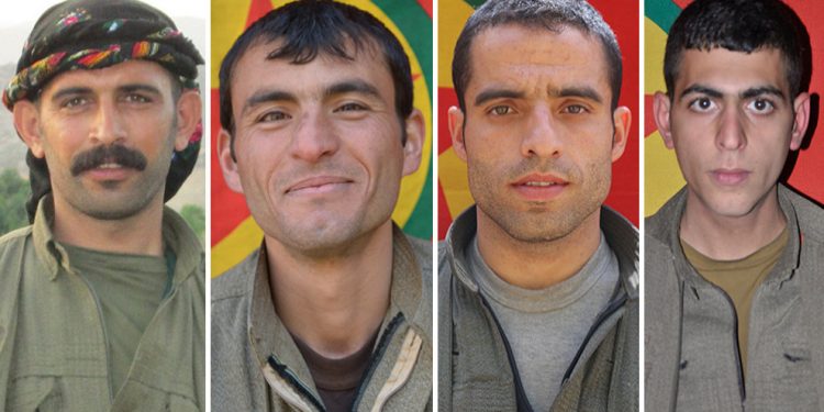 HPG’ê 5 gerîlayên ku li Amedê şehîd bûbûn bi bîr anî