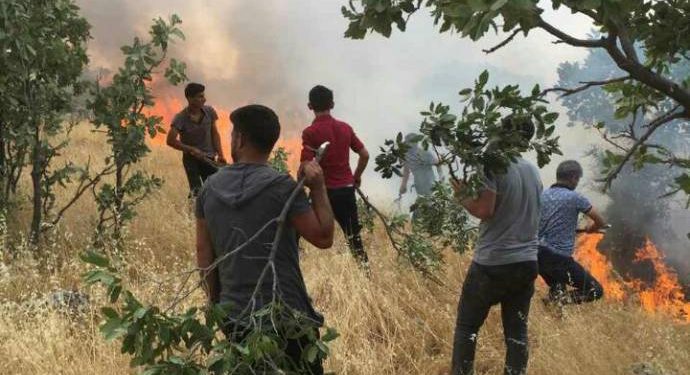 Şewata ku ji aliyê dagirkerin Tirk ve hatibû derxistin, ji aliyê welatiyan ve hate vemirandin