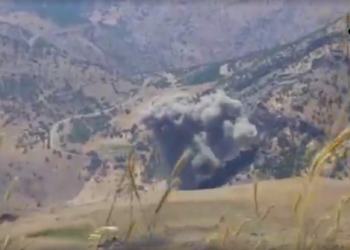 Balafirên şer ên dagirkeriya dewleta Tirk bombe li gundê Nawdarok ê Bradostê barandin