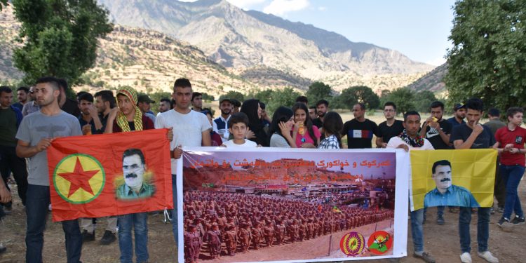 Mertala zindî ya ciwanan li Qendîl’ê destpêkir