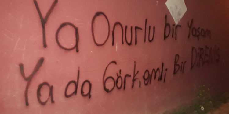 Li Agirî li dijî hêşbirê çalakiya nivîsandinê