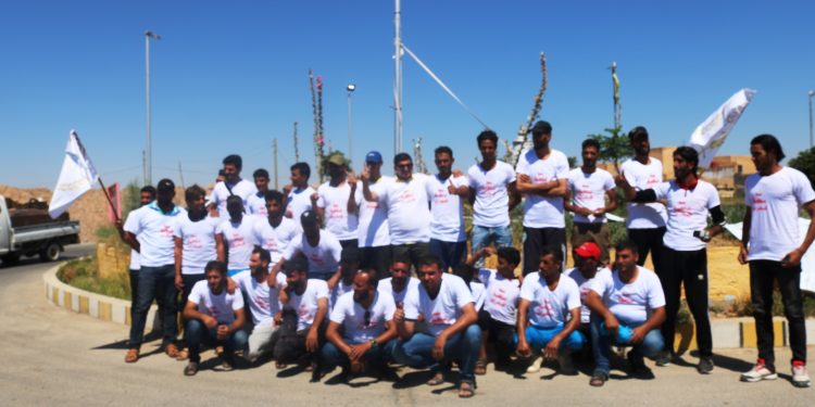 Ciwanên Dêrazorê hemleya ‘Bi hev re li dijî madeyên hişbirê’ da destpê kirin