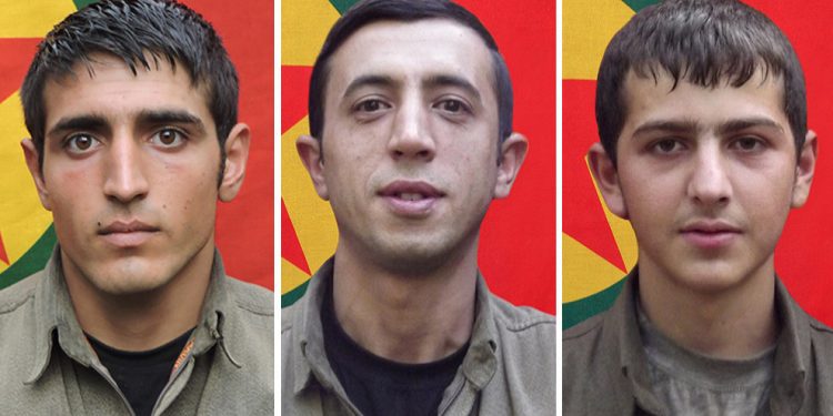 HPG’ê nasnameya 3 gerîlayên li Tetwanê şehîd bûne eşkere kir