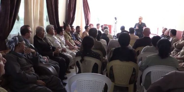 Civîna dawî ya şehîd Diyar Xerîb a li gel pêşmergeyên Dêrîn