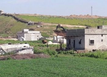 Artêşa Tirk a dagirker li Efrînê baregeheke leşkerî nû ava kir