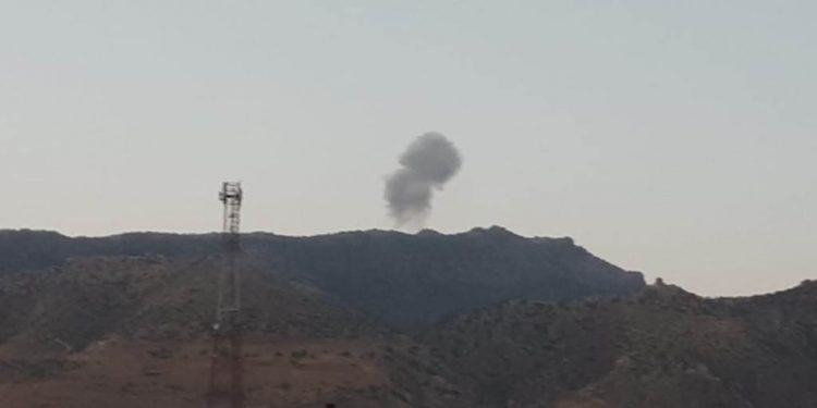 Çiyayê Xantûr vê êvarê hatin bombebaran kirin