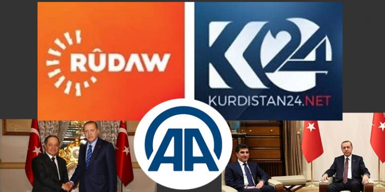 ANALÎZ – K24 û Rûdaw Tv = Ajansa Anadolû!