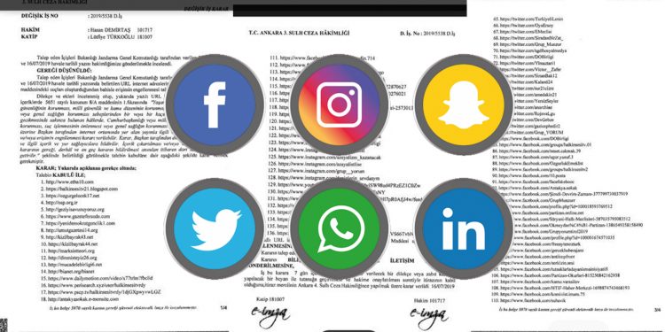 Faşîzma Akp-Mhp gelek malperên înternetê qedexekirin!