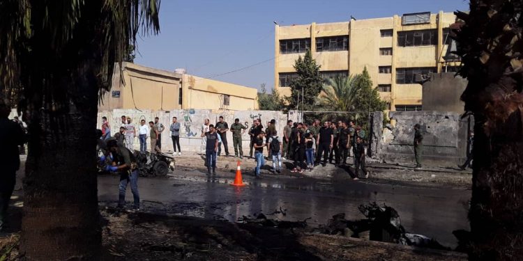 Li Qamişlo çeteyek xwe teqand: 2 kes birîndar bûn