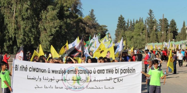 Gefên dagirkeriya dewleta tirk li Qamişlo bi meşekê hate şermezar kirin