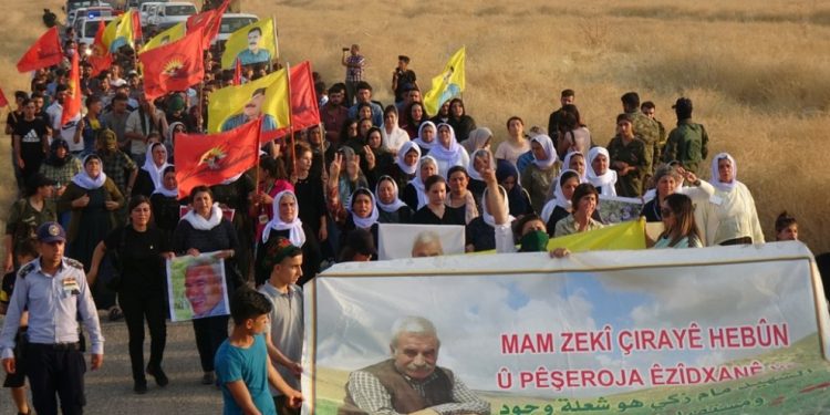 YCÊ û YJCÊ Mam Zekî Şengalî li Geliyê Şîlo bibîranîn