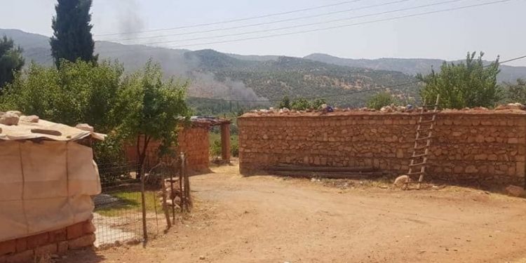 Balafirên şer ên dagirkeriya dewleta Tirk goristana gundekî Behdînan bombebaran kirin