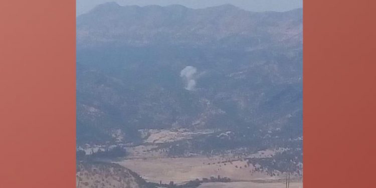 Balafirên şer ên dewleta Tirk a dagirker devera Zêbaryan bombebaran kirin