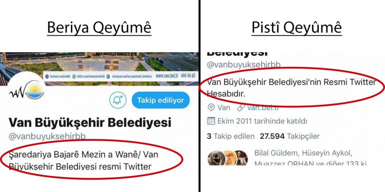 Qeyûmê Wanê kurdî rakir