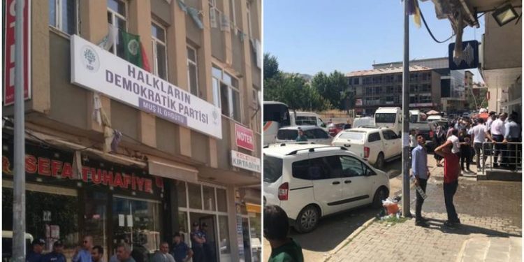 Piştî 8 saetan lêgerîna li Navenda HDP’ê ya Mûşê bi dawî bû