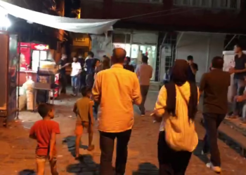 Li Amedê li dijî qeyûman di pêşengtiya Ciwanan de meş pêk hat