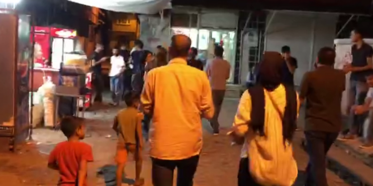 Li Amedê li dijî qeyûman di pêşengtiya Ciwanan de meş pêk hat