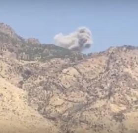 Balafirên şer ên dewleta Tirk a dagirker bombe li Çiyayê Kurejehro barandin