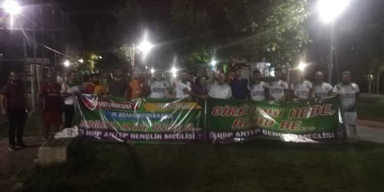 Meclîsa Ciwanan a HDP’ê li dijî tiryakê tûrnûvaya fûtbol li Dîlokê da destpê kirin