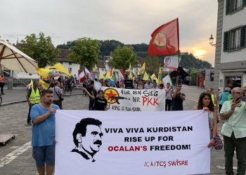 Ciwanan li Swîsreyê dagirkeriya dewleta tirk şermezarkirin