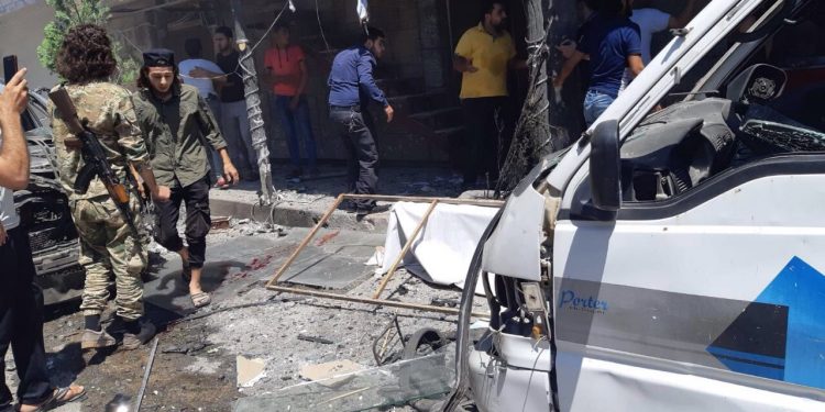 Li Ezazê motorsîkletek bomebarkirî teqiya: Kuştî û bîrîndarê çeteyan hene