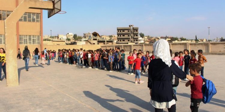 Li Bakur û Rojhilatê Sûriyê sala nû ya xwendinê dest pê kir