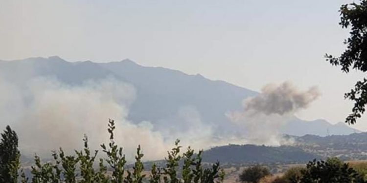 Balafirên şer ên dagirkeriya dewleta Tirk gundekî Amêdiyê bombebaran kirin