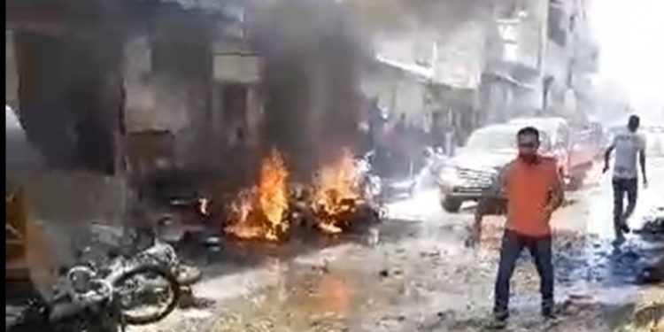 Li Ezazê wesayiteke bombebarkirî hate teqandin NÛ-BÛ