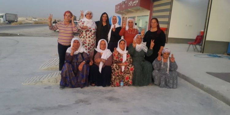 Berxwedana Dayîkên aştiyê di roja 6’emîn de didome