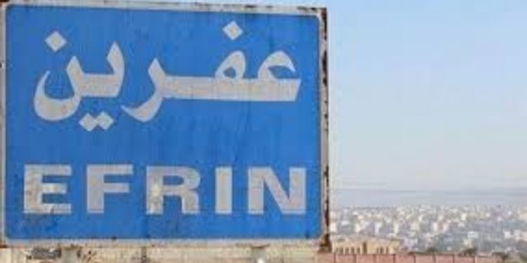 Artêşa Tirk a dagirker li Efrînê du sivîl revandin