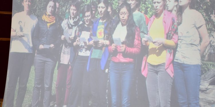 Ciwanên Enternasyonalîst li Dêrikê şehîd Bager Nûjiyan bibîr anîn