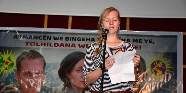 Ciwanên Enternasyonalîst li Dêrikê şehîd Bager Nûjiyan bibîr anîn