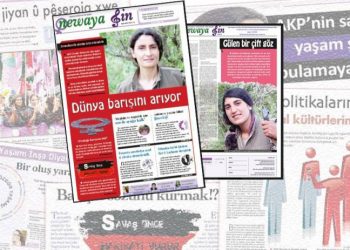 Newaya Jin bi manşeta ‘Dinya li aştiya xwe digere’ derket