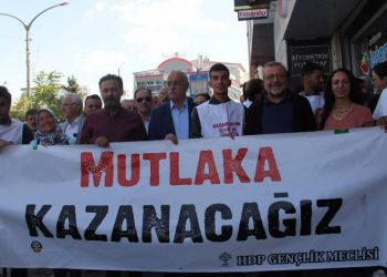 Meclisa Ciwanên HDP’ê li Wanê beşdarî çalakiya li dijî qeyûman bûn