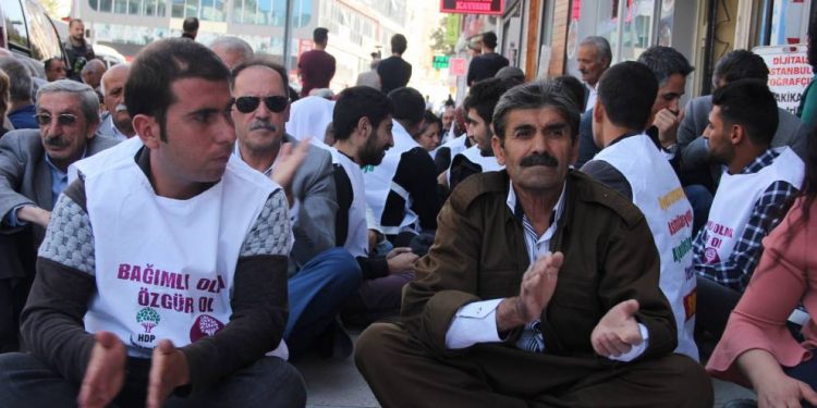 Meclisa Ciwanên HDP’ê li Wanê beşdarî çalakiya li dijî qeyûman bûn