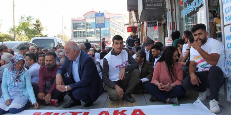 Meclisa Ciwanên HDP’ê li Wanê beşdarî çalakiya li dijî qeyûman bûn