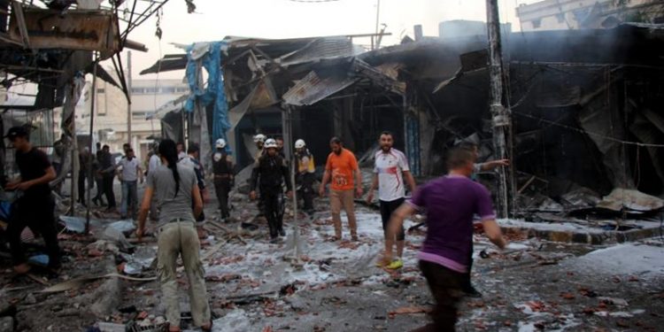 SOHR: Di nava 7 mehan de 4665 kes li “herêma bêçek” hatin kuştin