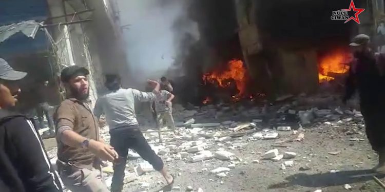 Li Efrînê teqînekê rû da