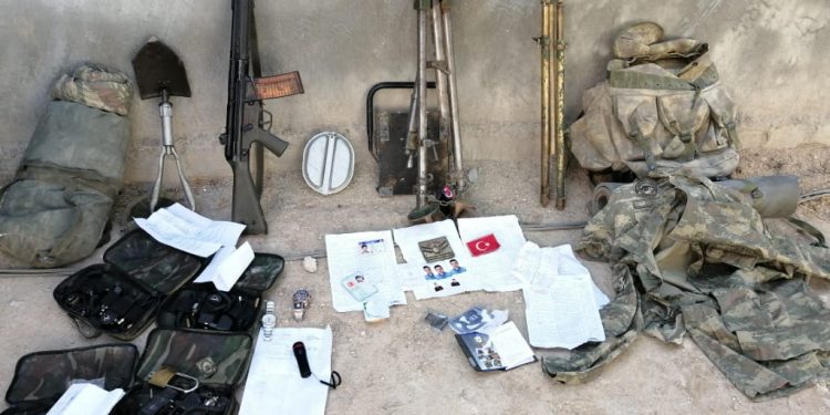 Li Girê Spî belge li ser cenazeyên leşkerên dewleta Tirk a dagirker re hatin dîtin