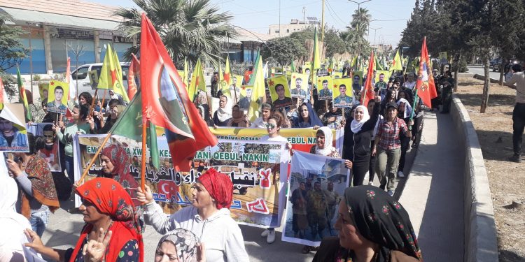 Li dijî dagirkeriyê Gelê Qamişlo daketin qadan